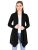 Riddle Women’s Viscose Waterfall Black Color Shrugs